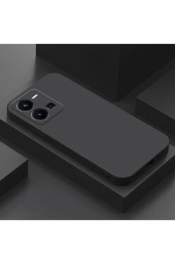 vivo Y35/Y22S Uyumlu Kılıf Kamera Korumalı İçi Kadife Mat Mara Lansman Renkli Silikon Kapak