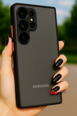 Musal Galaxy S24 Ultra Kılıf Mat Yüzey Kamera Korumalı Silikon
