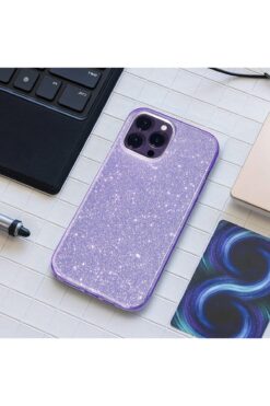 GRABONO Apple iPhone 13 Pro Kılıf Parlak Simli Muhteşem Görünüm, Sert ve Dayanıklı