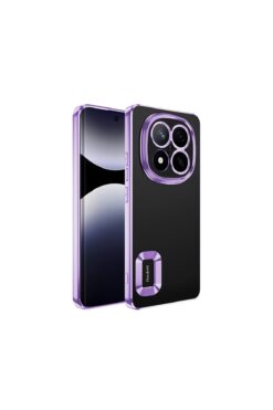 Nezih Case Xiaomi Redmi Note 14 Pro 5G Uyumlu Köşeleri Renkli Şeffaf Kamera Korumalı Silikon Luxury Kapak Kılıf