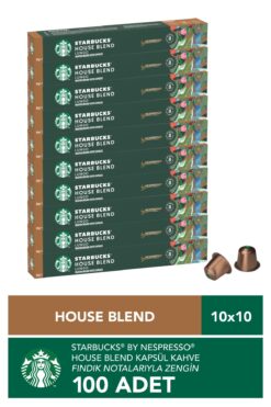 Starbucks By Nespresso House Blend Kapsül Kahve 10 X 10 adet