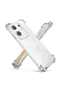 KZY İletişim İnfinix Zero 30 4G  Kapak Kamera Korumalı Airbag Antishock Köşe Korumalı Şeffaf Silikon Kılıf