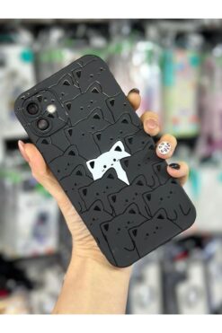 Go Aksesuar Iphone 11 Uyumlu Baskılı (12 Görünümlü Köşeli) Içi Kadife Lansman Kılıf
