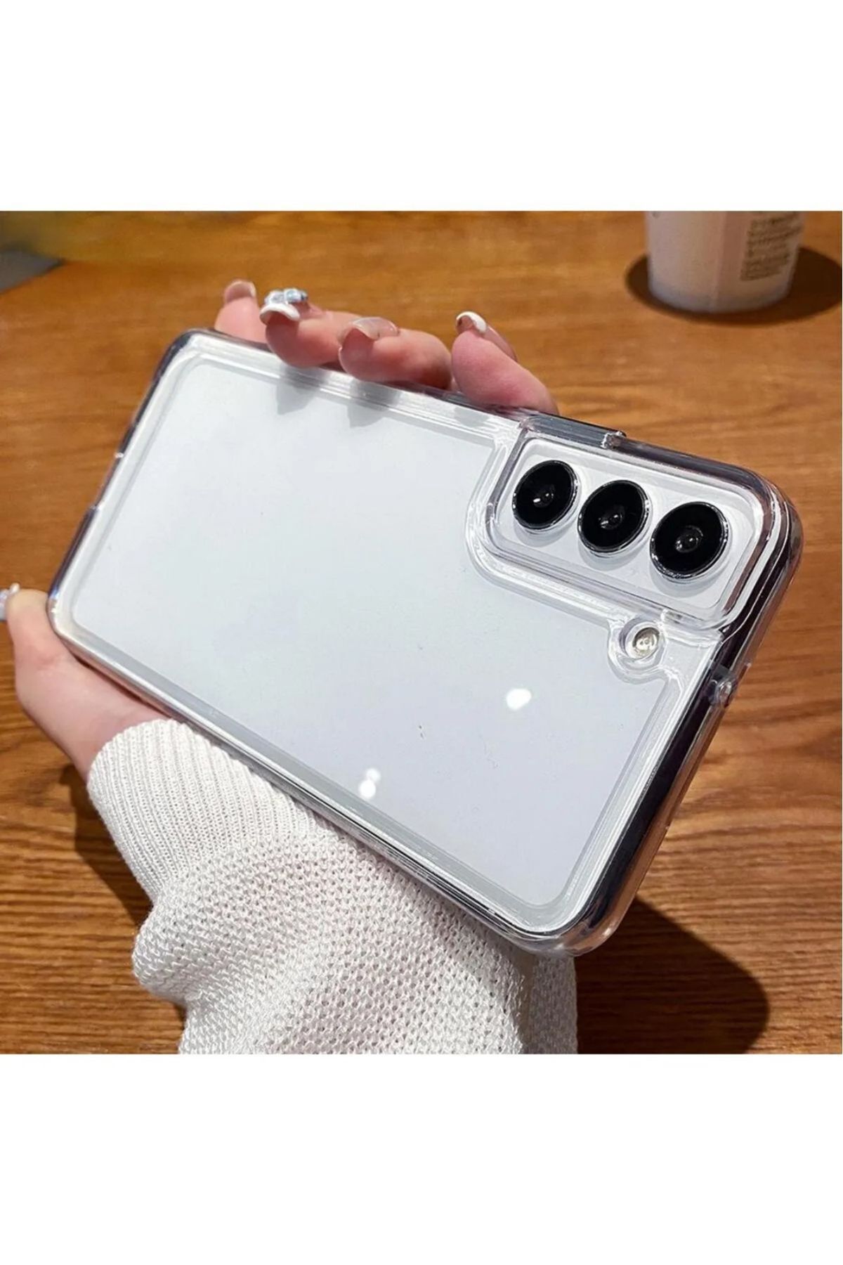 gaga elektronik Samsung S20 FE İçin Sararmaz Lüx 2 mm Şeffaf Kılıf (Uyumlu)