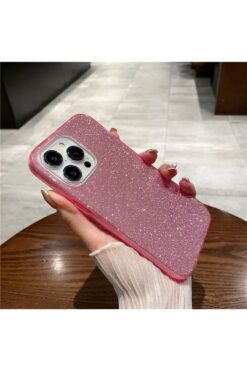 GRABONO Apple iPhone 13 Pro Kılıf Parlak Simli Muhteşem Görünüm, Sert ve Dayanıklı