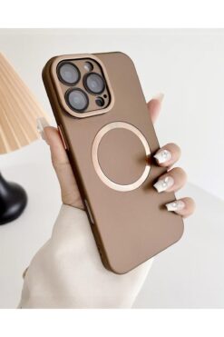 KILIF HOUSE Iphone 16 Pro Max Uyumlu Lens Koruyuculu Standlı Plasma Magsafe Destekli Kılıf