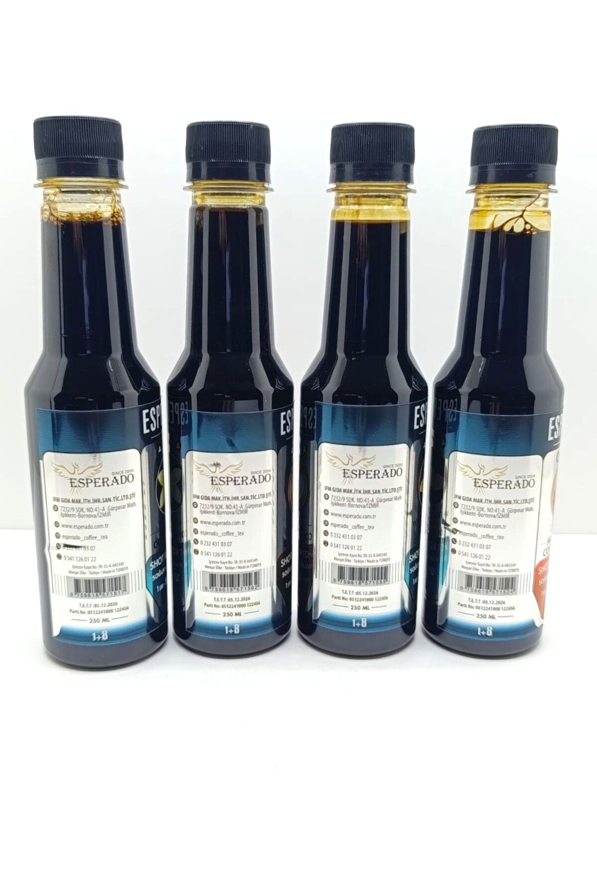 ESPERADO Vanilya *karamel*latte*white Chocolate Aromalı Konsantre Soğuk Kahve Mix 4 Lü Set 250 ml - Görsel 3