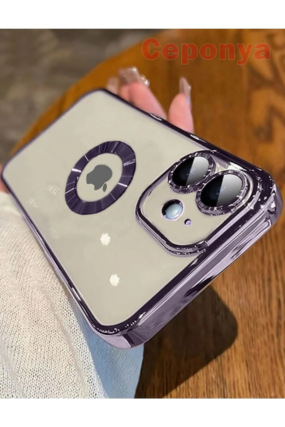 Musal Iphone 12 Kılıf Köşeleri Renkli Şeffaf Kamera Korumalı Silikon Luxury Kapak Uyumlu