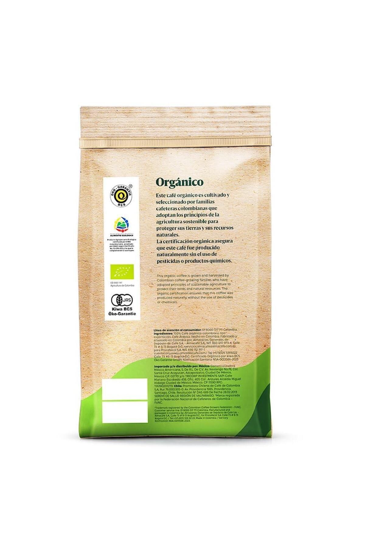 JUAN VALDEZ Organico Öğütülmüş Organik Filtre Kahve 283 gr - Görsel 2