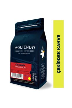 Moliendo Colombia Supremo Decaf (KAFEİNSİZ) Yöresel Kahve (Çekirdek Kahve) 250 g