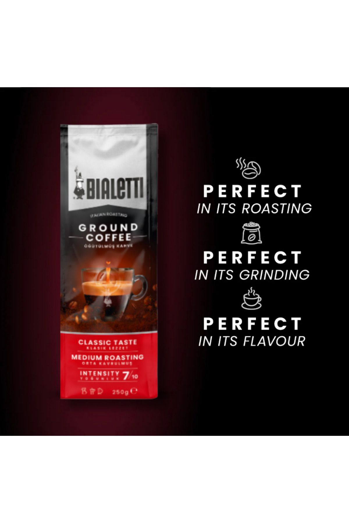 Bialetti Classico Öğütülmüş Kahve 250 gr - N - Görsel 2