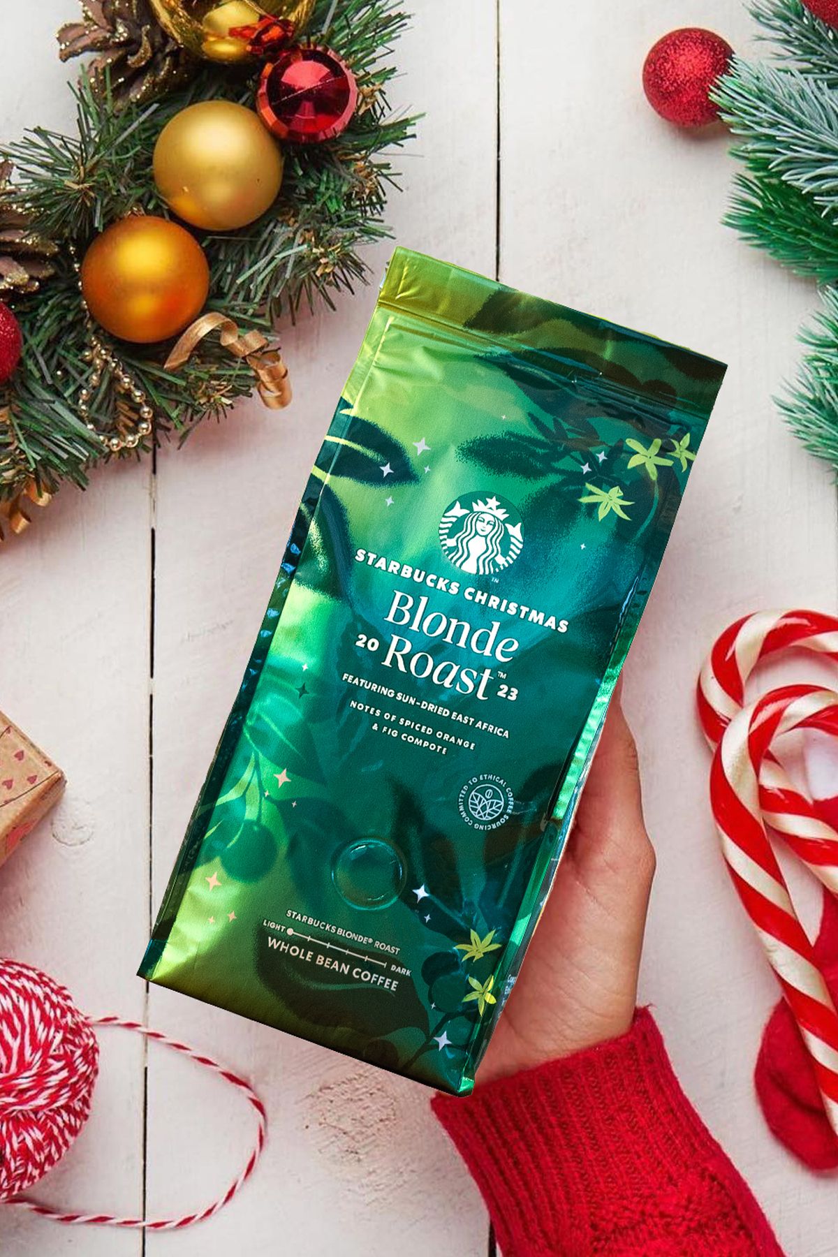 Starbucks Christmas Blonde Roast Yumuşak Içimli Çekirdek Filtre Kahve 2024 Yılbaşı Özel -250g - Görsel 4