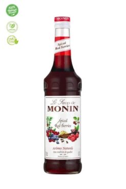 Monin Baharatlı Kırmızı Meyveler Şurubu Spiced Red Berries Syrup 700 Ml