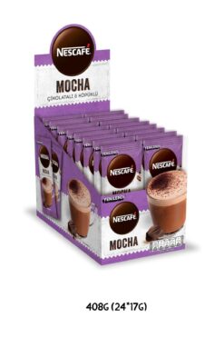 Nescafe Mocha Çikolatalı ve Köpüklü Çözünebilir Kahve Karışımı 24*17Gr