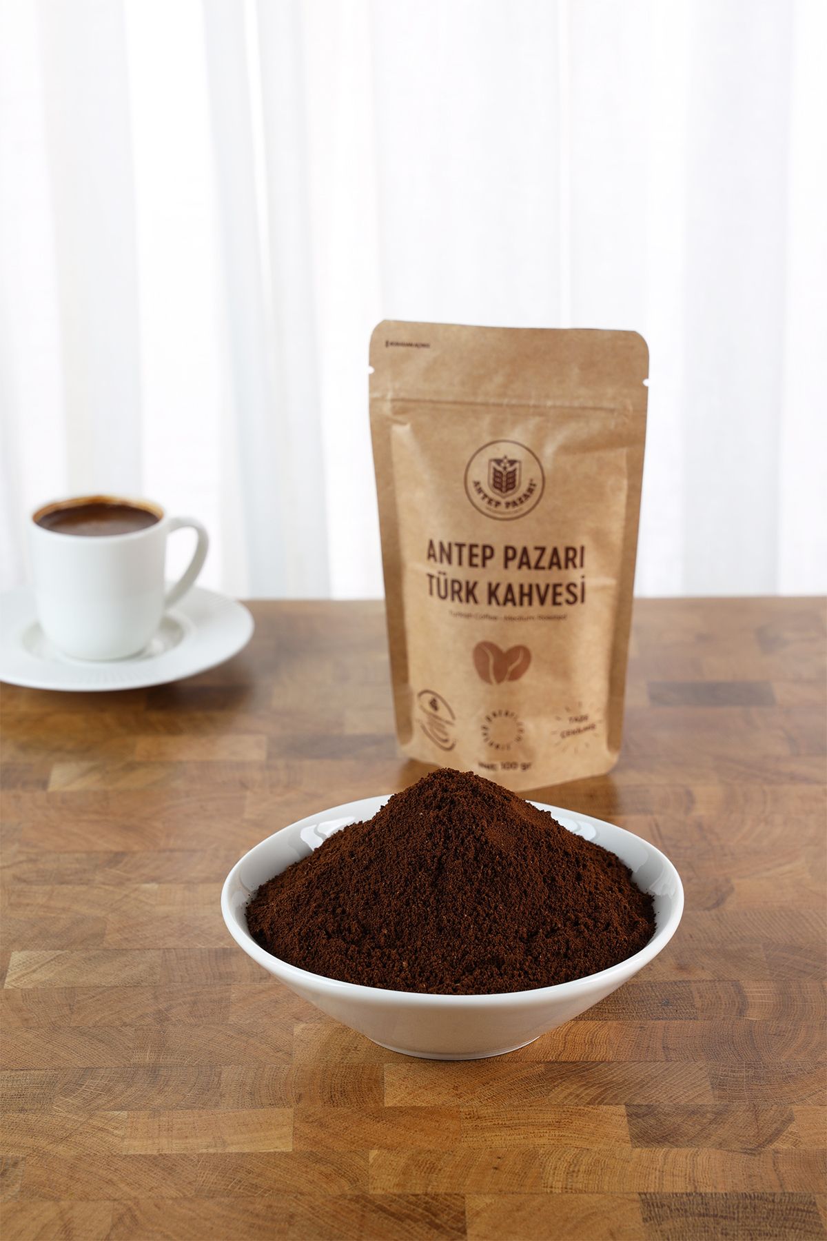 Antep Pazarı Türk kahvesi-Orta Kavrulmuş-100 gr