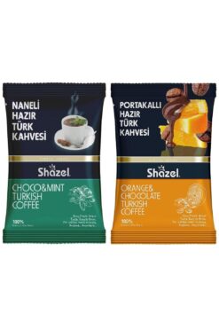Shazel Naneli Ve Portakallı Hazır Türk Kahvesi 100g 2 Adet