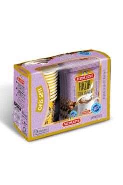 Altıncezve Ofis Seti | Hazır Türk Kahvesi Sütlü-şekerli 10' Lu Paket (10 ADET X 11 GR)