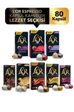 L'OR L’or Nespresso Uyumlu Kapsül Kahve Lezzet Seçkisi 80 Adet