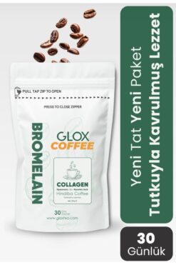 Glox Tea GLOX Coffe - Kolajen ve Bromelain Destekli Kahve