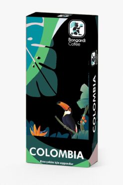 Bongardi Coffee Kapsül Kahve Alüminyum Nespresso Uyumlu Colombia 10 Adet