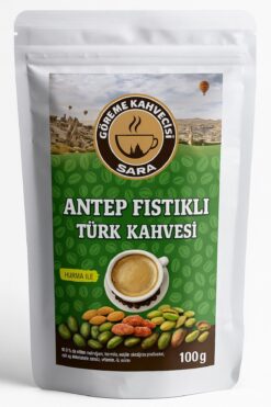 SARA GÖREME KAHVECİSİ SARA GÖREME KAHVECİSİ Antep Fıstıklı, Bademli Ve Hurmalı Türk Kahvesi Göreme Kahvecisi 100 gr
