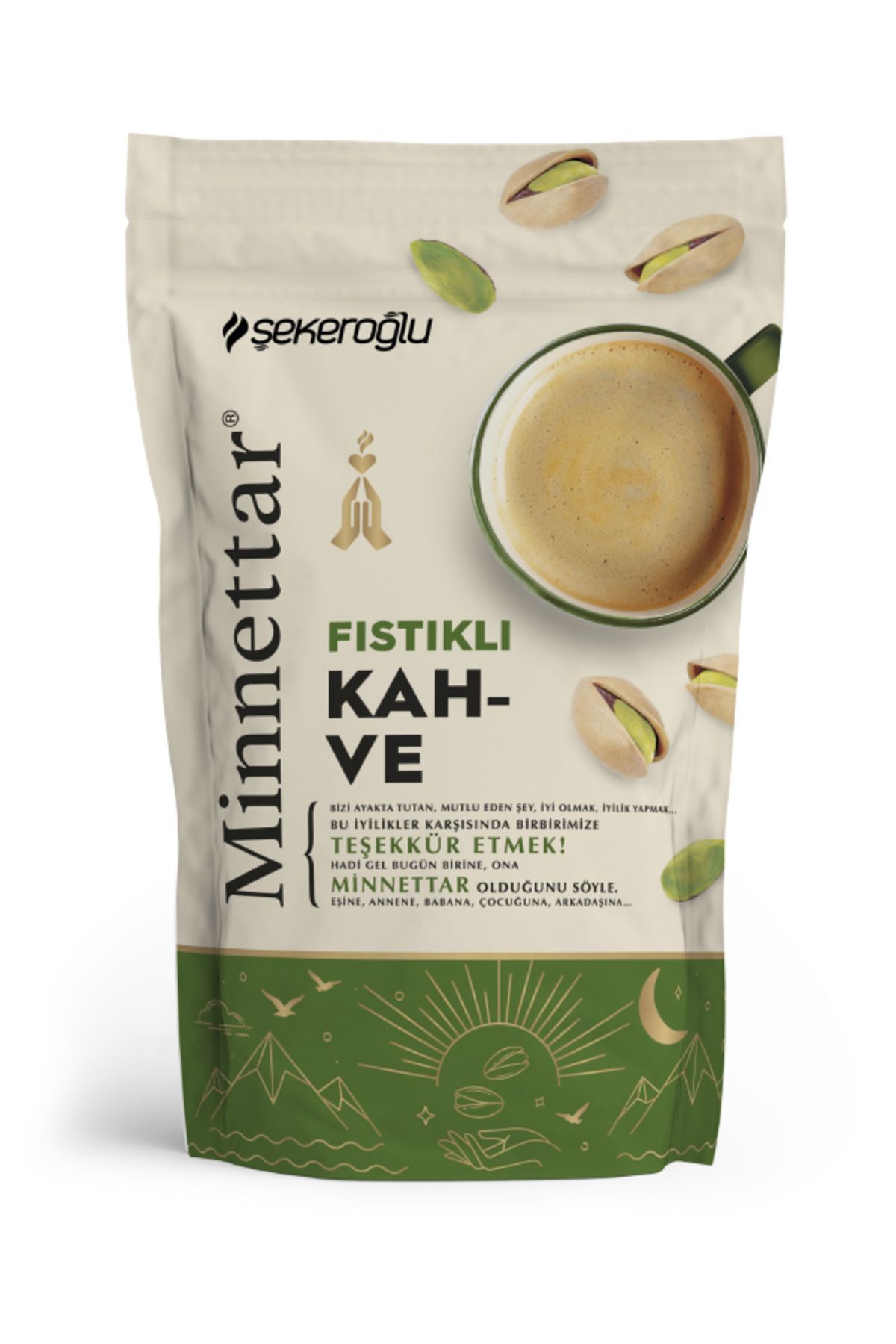 Şekeroğlu MİNNETTAR FISTIKLI KAHVE 165 GR - Görsel 2