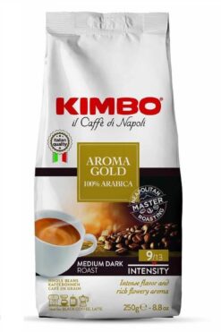 Kimbo Aroma Gold 100% Arabica Çekirdek Kahve (250 GR)