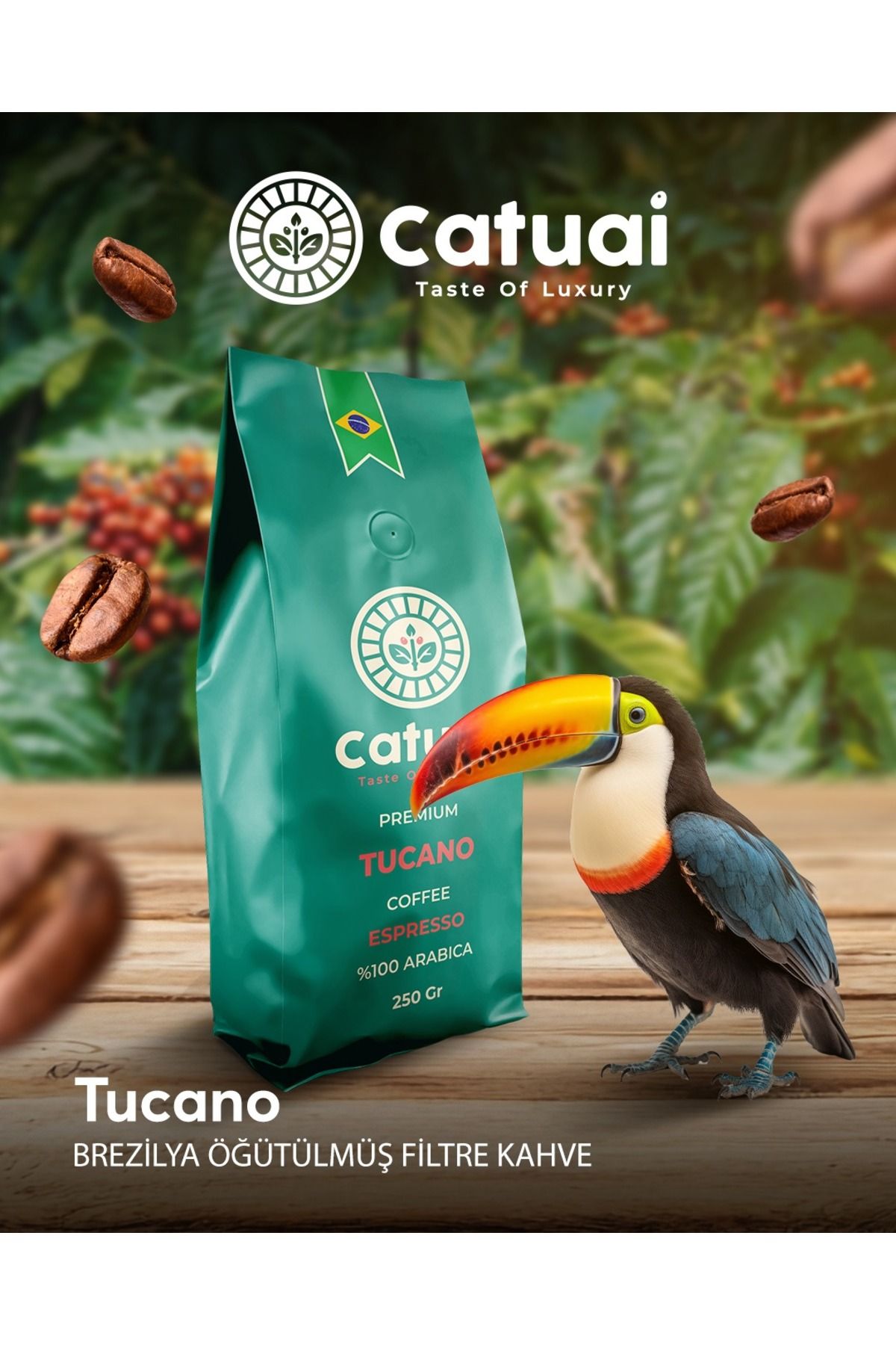 Genel Markalar Premium Tucano Öğütülmüş Kahve 250 gram