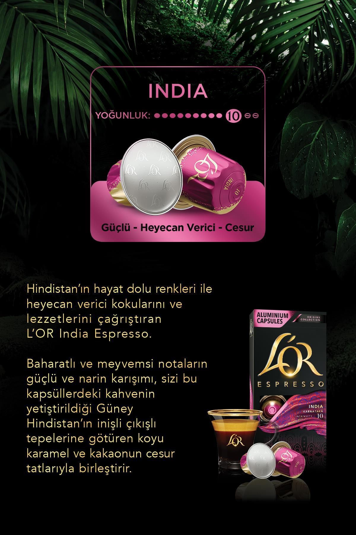 L'OR Espresso Origin Indıa X 100 Adet Kapsül - Görsel 3