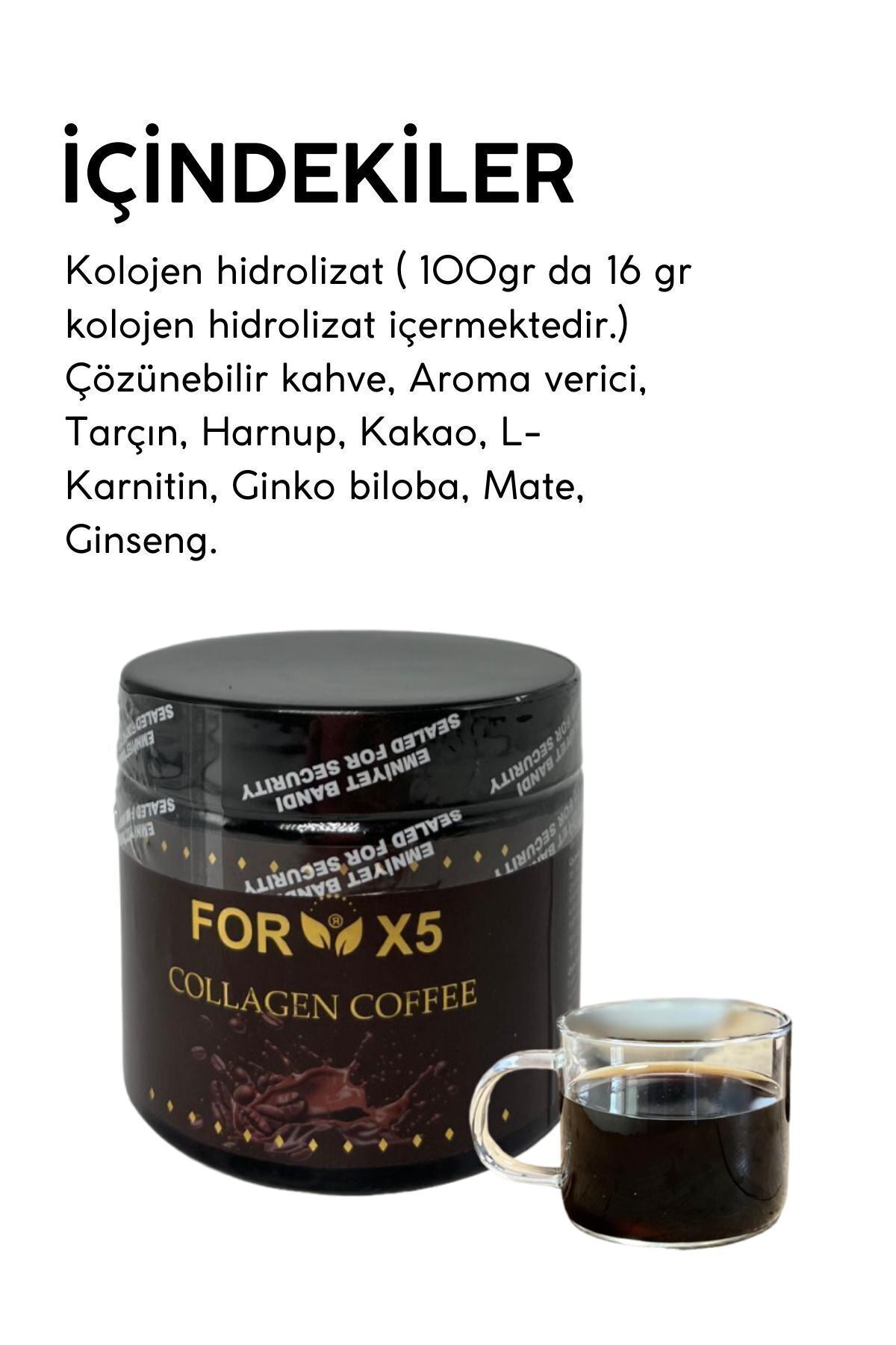 FORX5 Collagen Coffee - Görsel 2