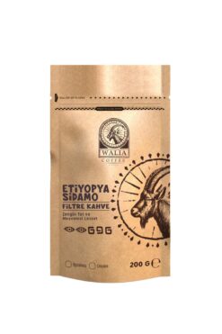 WALIA COFFEE ETHIOPIA ETİYOPYA SİDAMO FİLTRE KAHVE 200 G