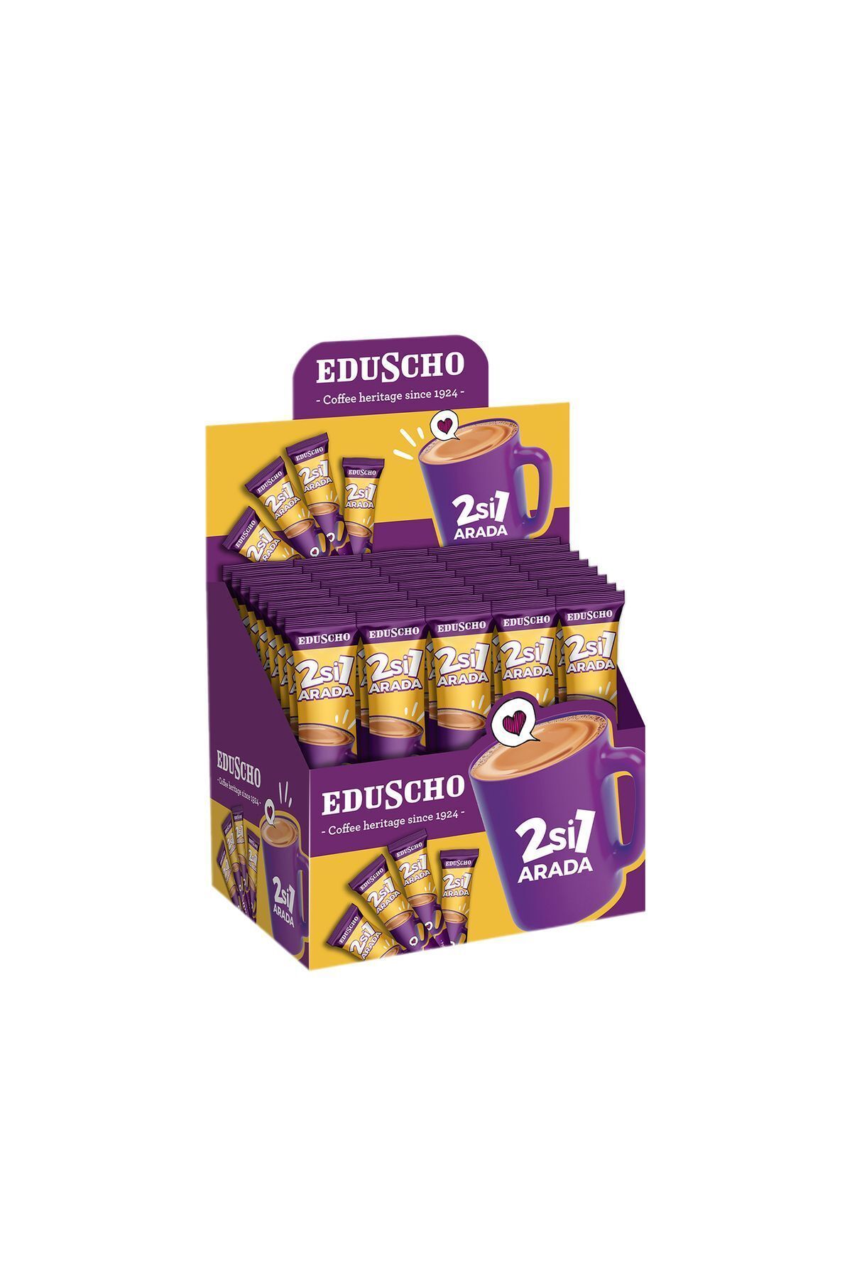 Eduscho 2'si 1 Arada Hazır Kahve, 24 x 11 g