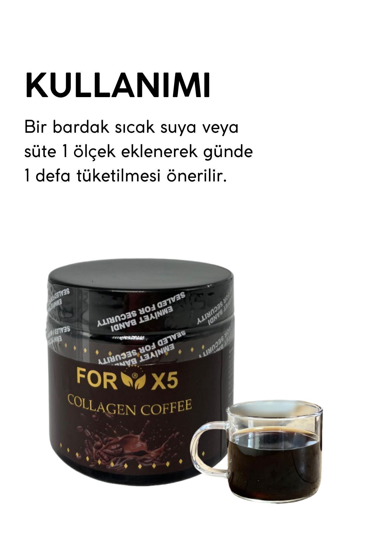 FORX5 Collagen Coffee - Görsel 3