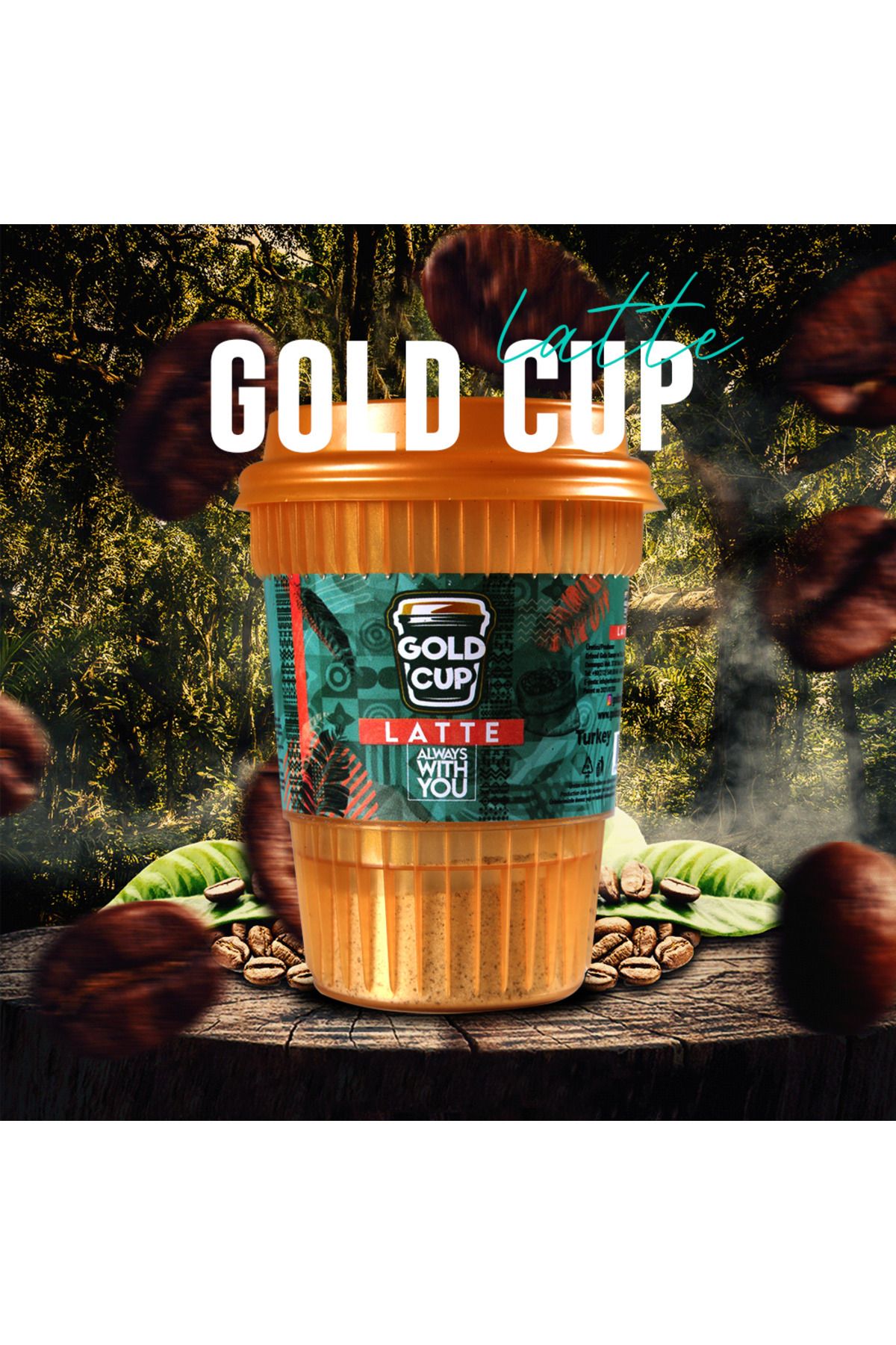 Gold Cup Drink Latte Hazır Kahve 6'lı - Görsel 3