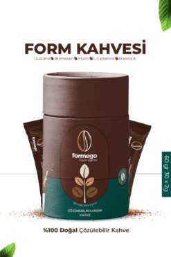 Genel Markalar Formego Coffe Detox Form Kahvesi ( Inülin & Bromelain & Guarana & L-carnitine) 30x2gr