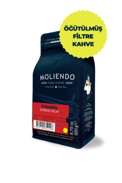 Moliendo Colombia Supremo Decaf (KAFEİNSİZ) Yöresel Kahve (Öğütülmüş Filtre Kahve) 250 g