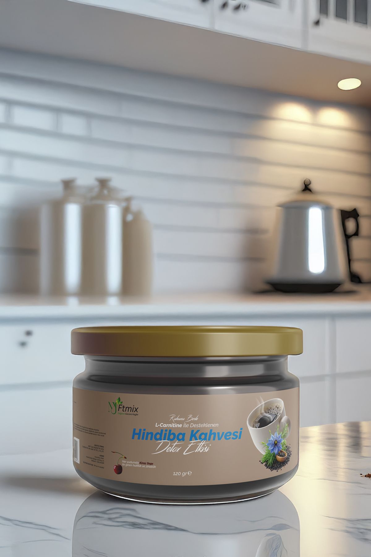 myftmix doğanın gücünü keşfet Hindiba Kahvesi L-Carnitine İle Desteklenen Detox Etkili Kahve 120gr - Görsel 3