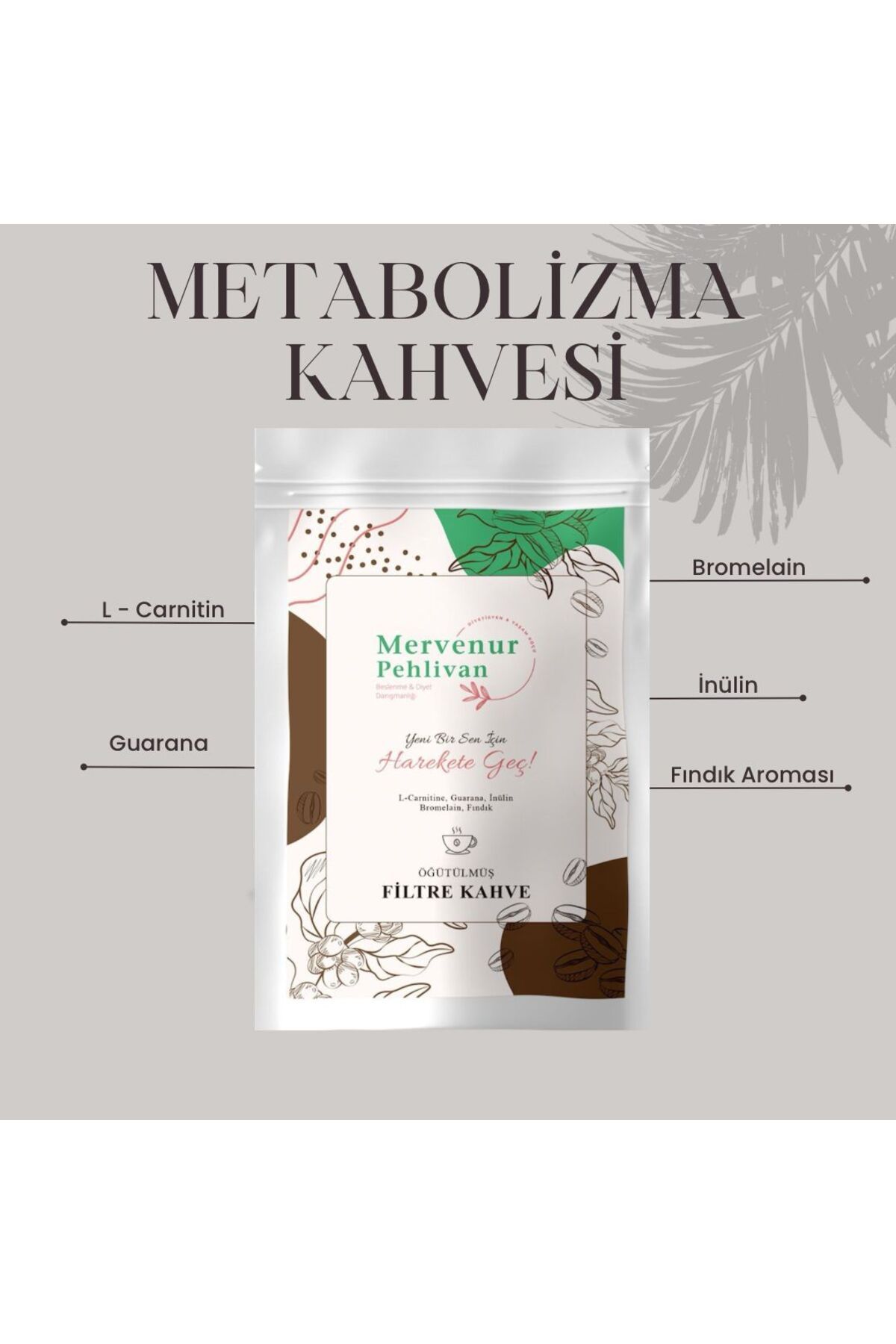 fitovision naturel Metabolizma Hızlandırıcı Ve Tok Tutucu Filtre Kahve -2'lipaket - Görsel 2
