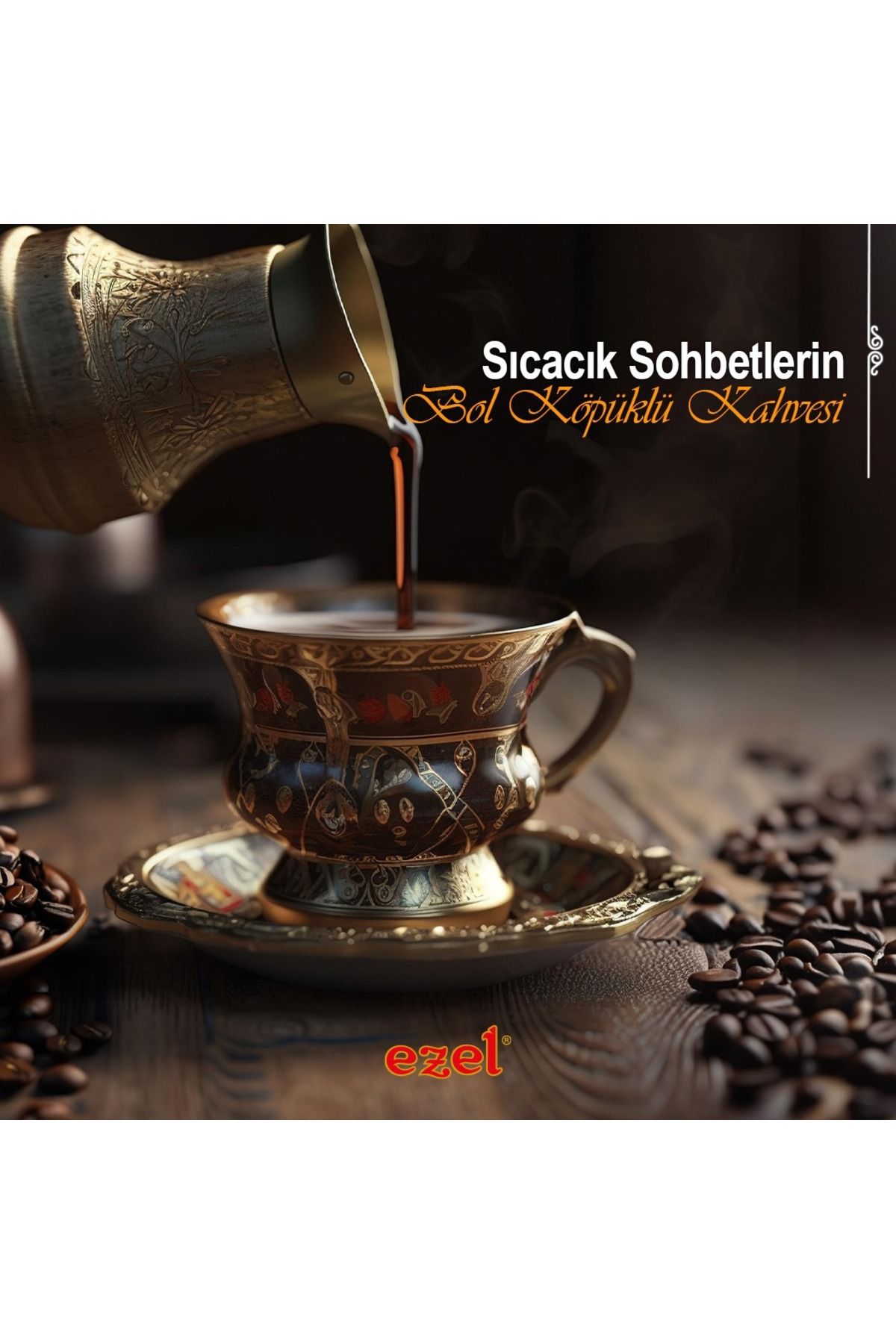 EZEL TÜRK KAHVESİ AZ KAVRULMUŞ ÇEKİRDEK - 250GR - Görsel 4