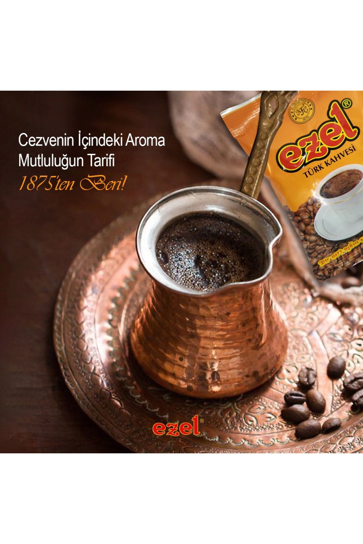 EZEL TÜRK KAHVESİ AZ KAVRULMUŞ ÇEKİRDEK - 250GR - Görsel 7