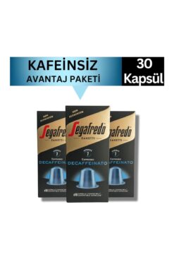 Segafredo Kafeinsiz Nespresso Uyumlu Kahve Kapsülleri 30 Kapsül
