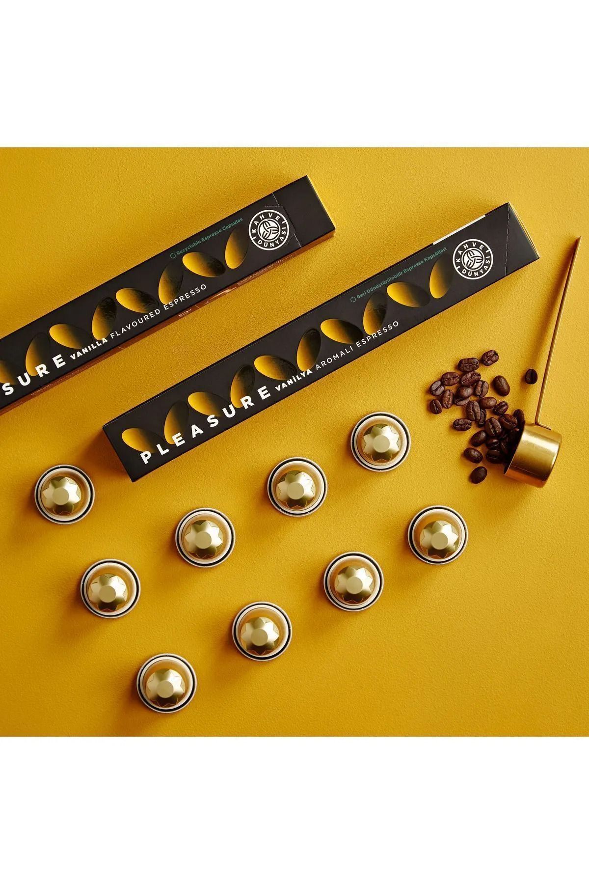 Kahve Dünyası Kahve Dünyası Fındık, Vanilya ve Karamel Aromalı Kapsül Kahve 10'lu Kutu 3 Adet - Görsel 2