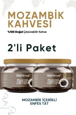 NİSHLOVE 2 Adet Mozambik Form Kahvesi