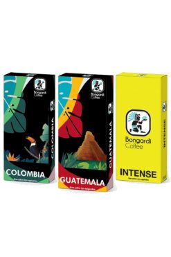 Bongardi Coffee Kapsül Kahve 30 Adet Alüminyum Nespresso Uyumlu Colombia Guatemala Intense