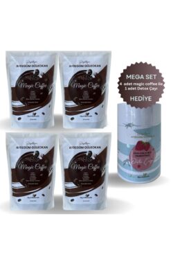 Diyet Hakkında MAGİC COFFEE  Kolajenli Form Kahve DYT Aybegüm GÜLKOKAN MEGA SET (DETOX ÇAYI HEDİYESİ İLE )