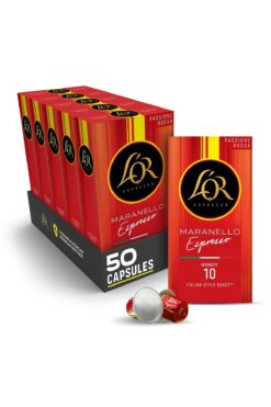 L'OR Maranello Espresso Nespresso Uyumlu Alüminyum Kapsül Kahve 50 Kapsül