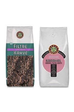 Kahve Dünyası Çekirdek Filtre Kahve 1 Kg Ve Karamel Aromalı Çekirdek Kahve 1 Kg Fırsat Paketi
