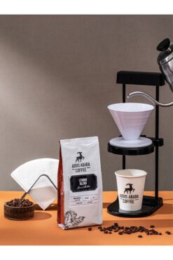 Addis Ababa Coffee Lemmu Blend 225 Gr Filtre Kahve Demleme Seti
