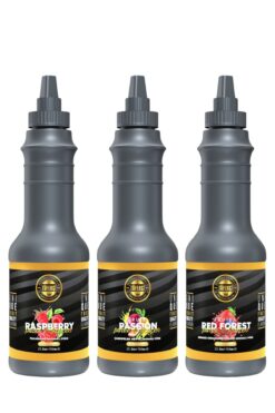 By Tüfekçi Kırmızı Orman-frambuaz-çarkıfelek Meyve Püresi 3x1000 gr Avantajlı Paket Gluten Içermez Vegan