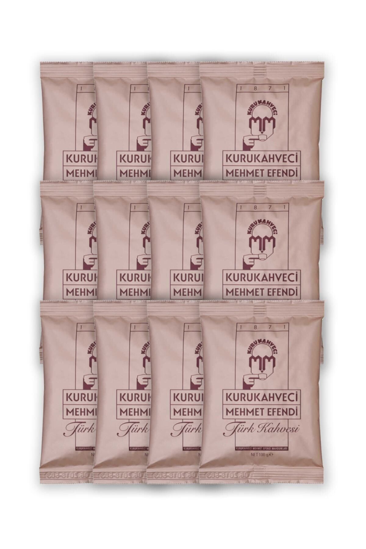 Mehmet Efendi Kurukahveci Mehmet Efendi Türk Kahvesi 100 G Folyo Ambalaj X 12 Adet 8690627021209